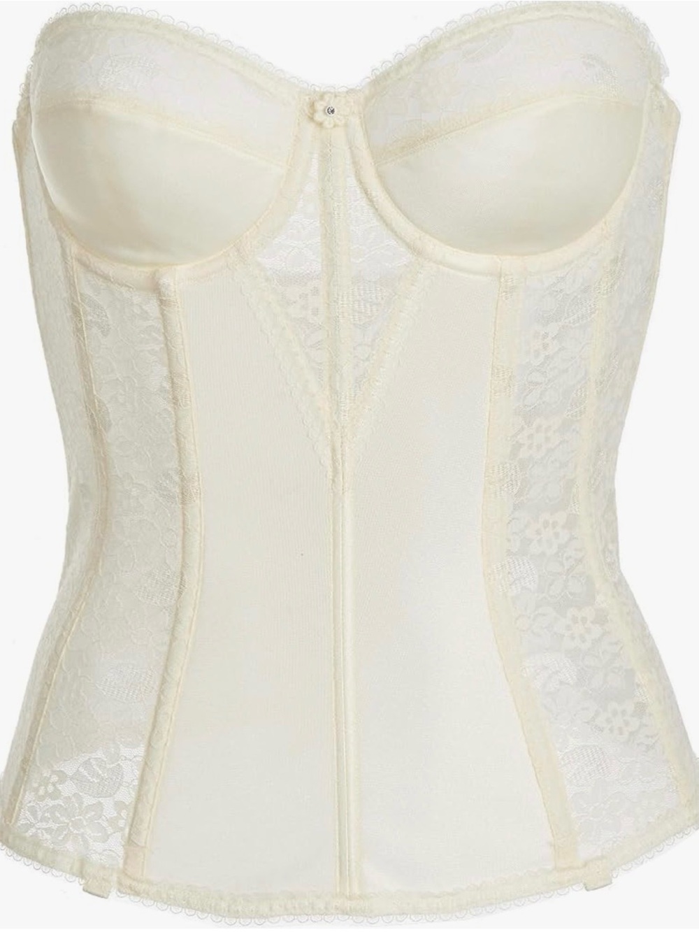 NWT Dominique Colette Shaping Support Strapless Longline Corset Bridal Bra 44D